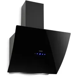Annabelle 60 Dunstabzugshaube Glas 641 m3/h Touch-Armatur schwarz Schwarz