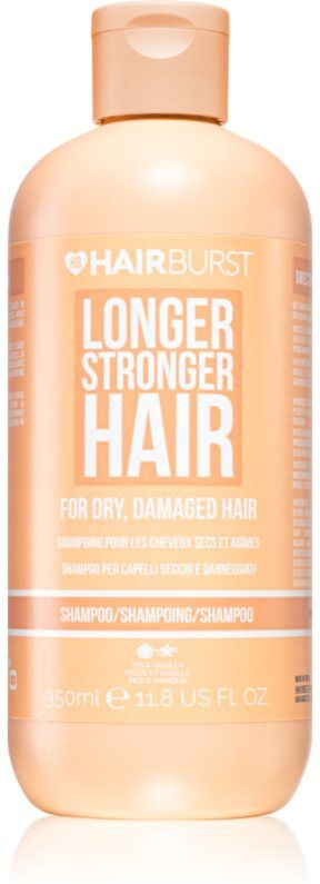 Hairburst Longer Stronger Hair Dry, Damaged Hair shampoing hydratant pour cheveux secs et abîmés 350 ml