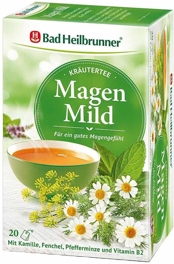 Bad Heilbrunner Wohlfühltee Magen Mild Filterbeut.