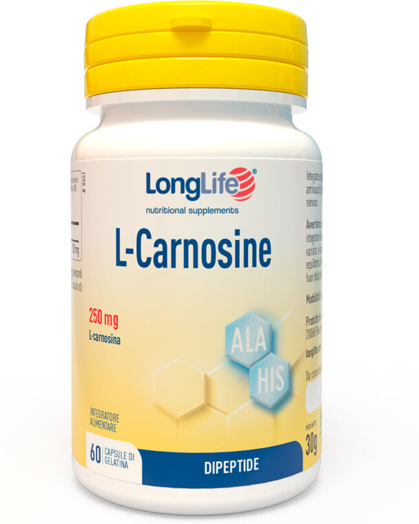 LONGLIFE Srl LongLife, L-Carnosine, 60 Capsule