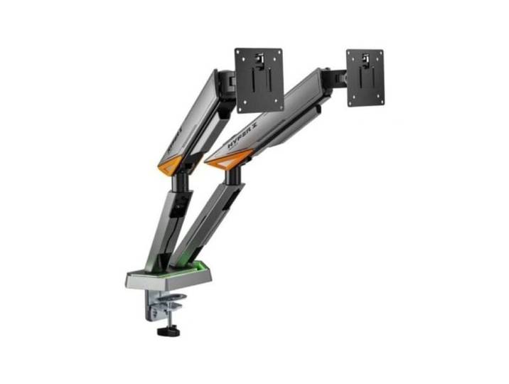 Soporte de Mesa Gaming Aisens DT38TSRRGB-349 RGB Giratorio Inclinable 17-38? 16kg