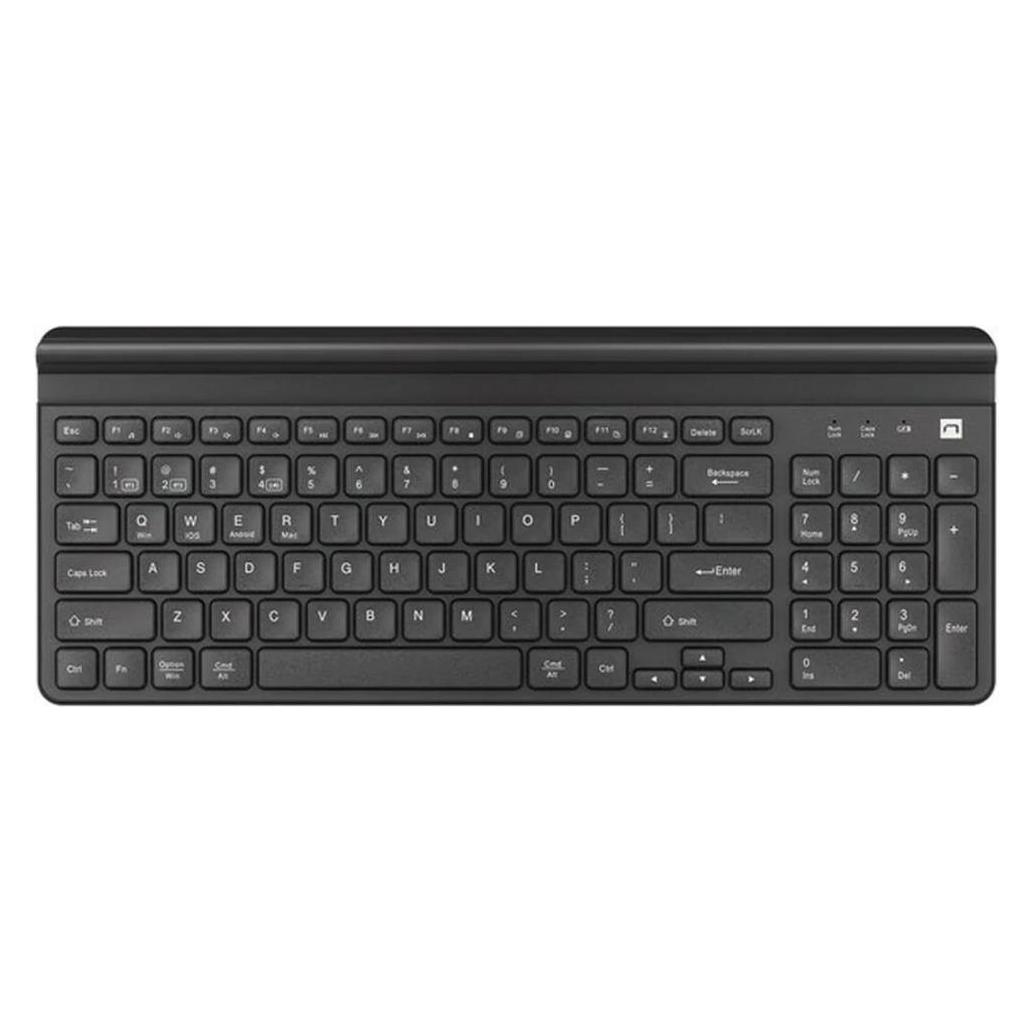 Genesis NATEC Kabellose Tastatur Felimare US Slim BT + 2,4 GHz Tablet-/Telefonhalterung (US, Kabellos) (NKL-1973)