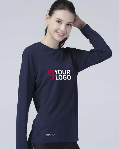 T-shirt Donna Performance LS  in Poliestere, Traspirante Personalizzate o neutre Spiro