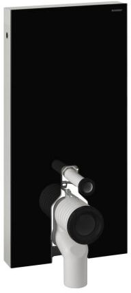 Geberit Monolith panneau WC 131003SI1 verre blanc/aluminium brossé, 101cm