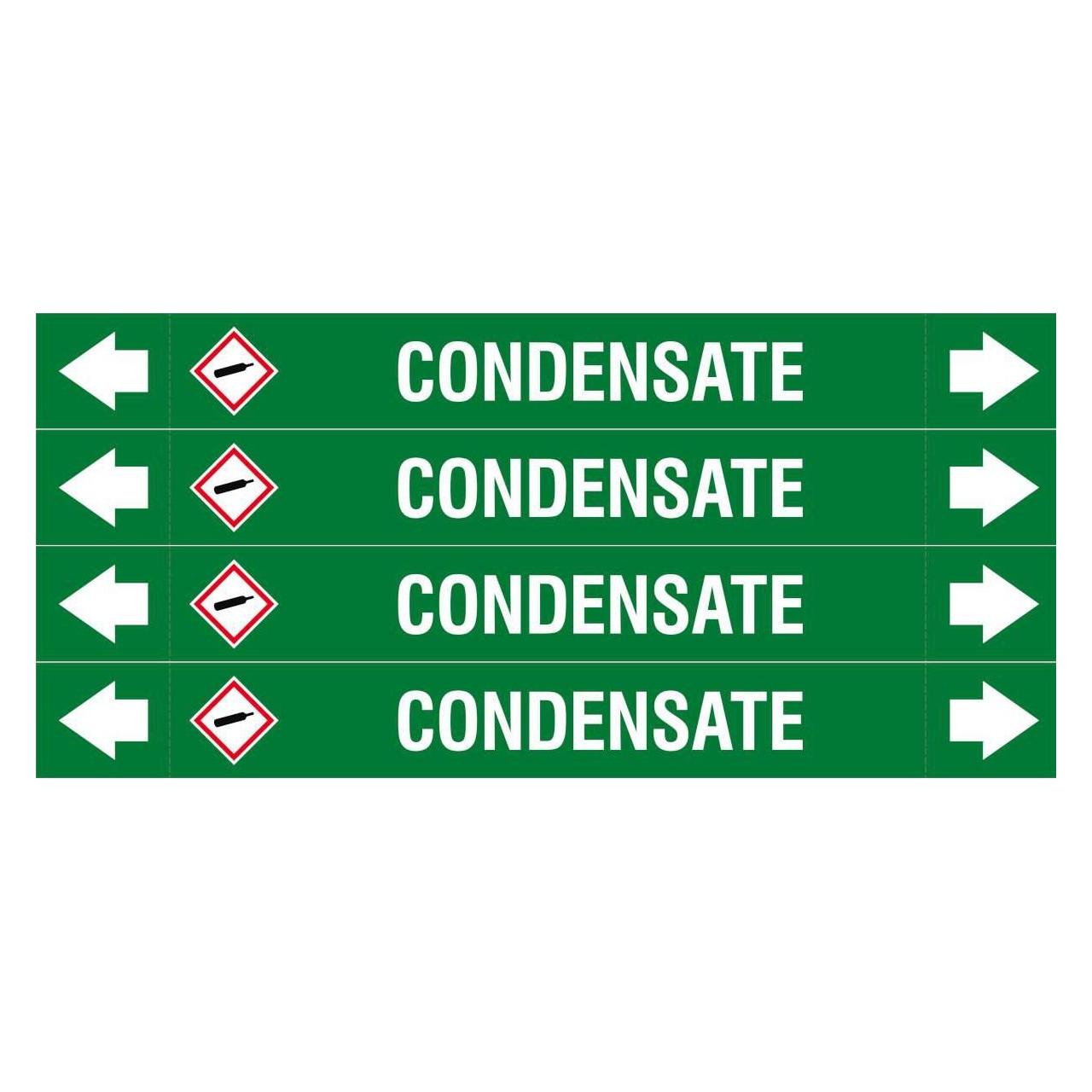 Brady ASME - Rohrmarkierer - Condensate (ASMEPM-26X230MM-CONDENSATE)