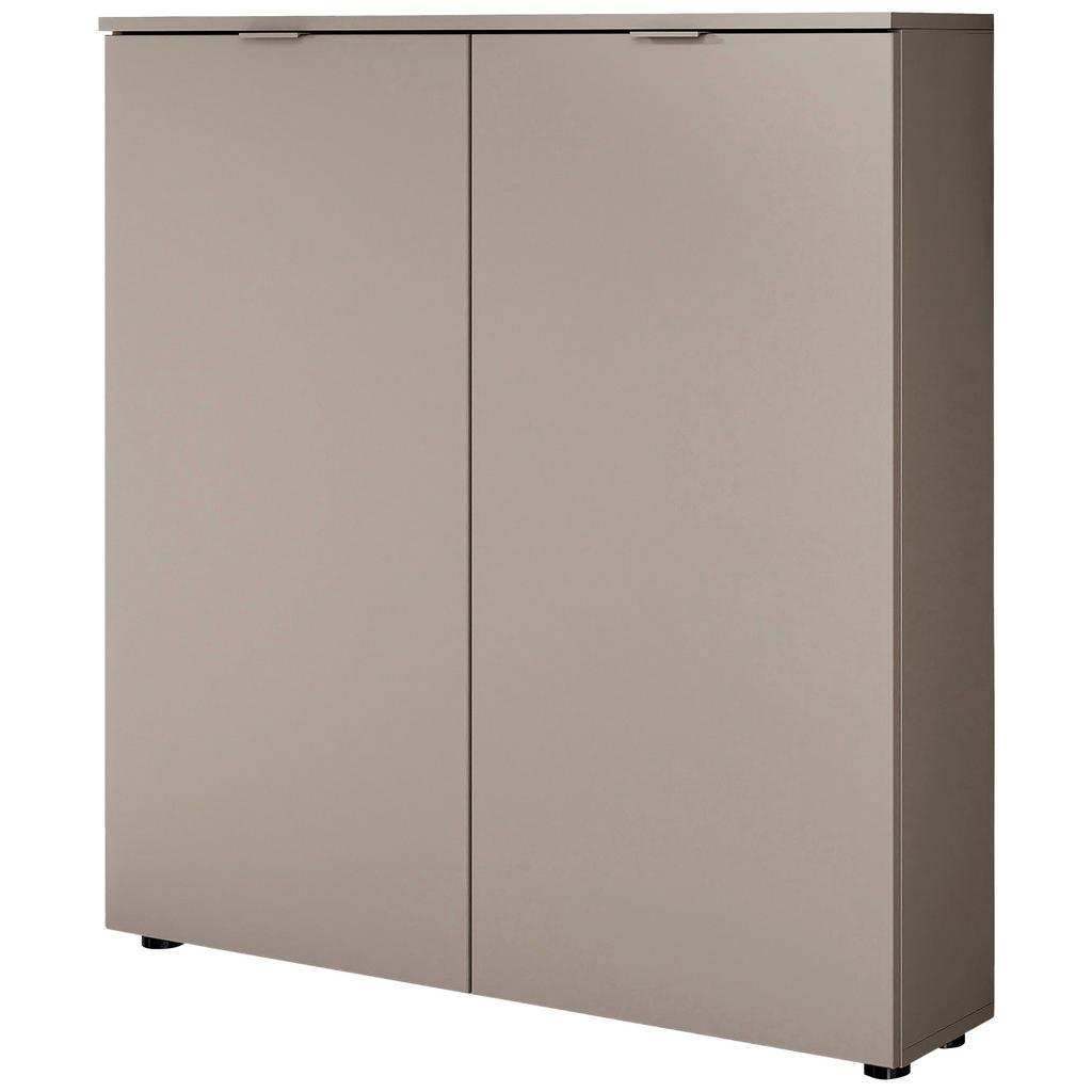 Livetastic Schuhschrank , Beige, Taupe, Kaschmir , Holzwerkstoff , 4 Fächer , 100x103x22 cm , stehend , Garderobe, Schuhaufbewahrung, Schuhschränke