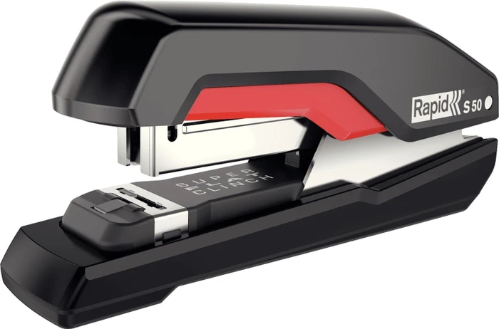 Rapid Supreme S50 SuperFlatClinch, schwarz und rot
