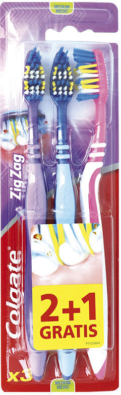 Colgate Brosse à dents Zig Zag #moyenne