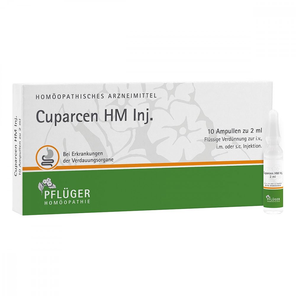 Homöopathisches Laboratorium Alexander Pflüger Gmb Cuparcen Hm iniecto 01876875