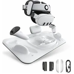 Bobovr D3-Ladestation für Meta Quest 3, Zubehör VR + AR, Schwarz