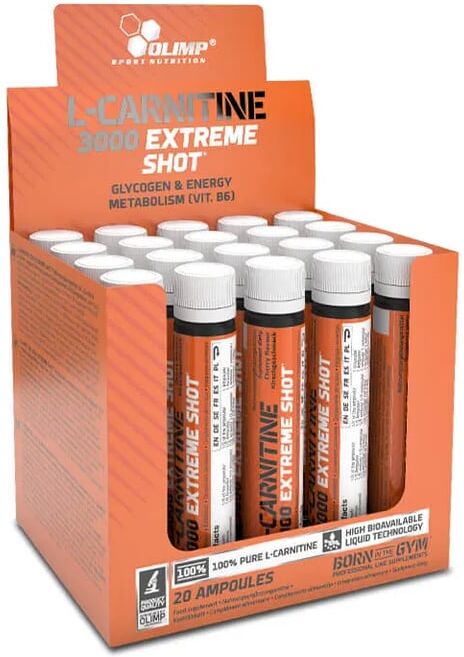 Olimp L-CARNITINE 3000 Extreme Shot 25 ml 9 Viales Cereza