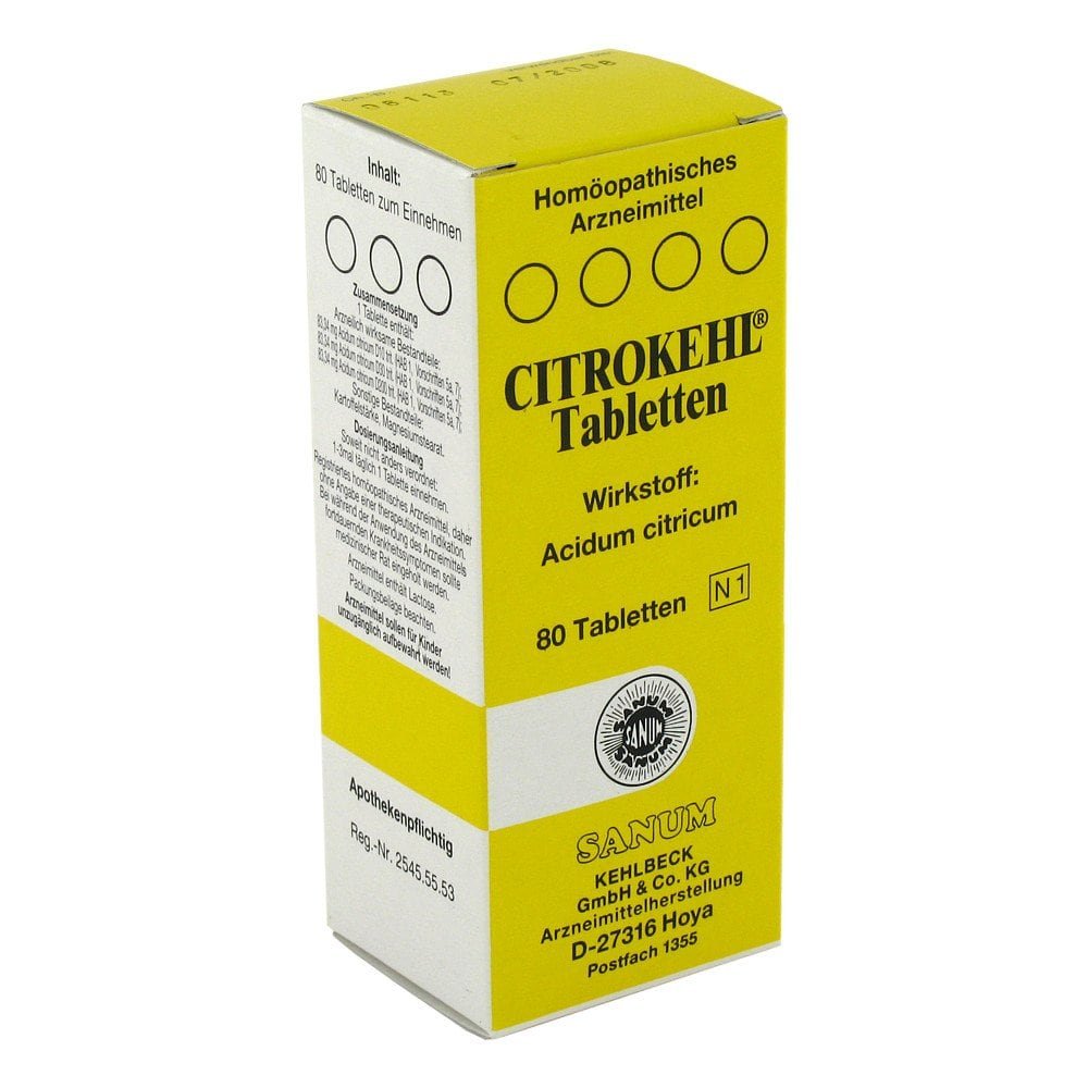 SANUM-KEHLBECK GmbH & Co. KG Citrokehl Tabletten 00733116