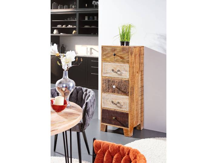 Commode haute III 46 x 120 x 44cm Marron