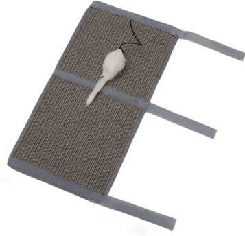 Inspire Picks Sisal Cat Furniture Protector Wrap Table & Chair Leg Scratching Guard grey s