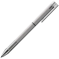 LAMY logo twin pen Multifunktionsstift Kugelschreiber silber 0.6. 0.5 mm Schreibfarbe: Schwarz