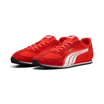 Sneaker PUMA "ST TRACK", Herren, Gr. 43, rot flash, puma weiß, puma gold, Schuhe Sneaker
