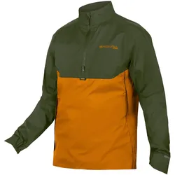 Endura, Herren, Velojacke, MT500 Lite Wasserdichte Pulloverjacke (S), Orange, Grün, S