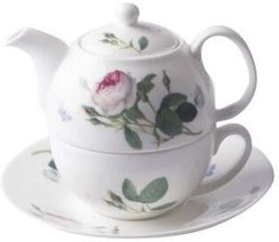 Roy Kirkham Tea for One Teapot with Tea Cup and Saucer - Palace Garden