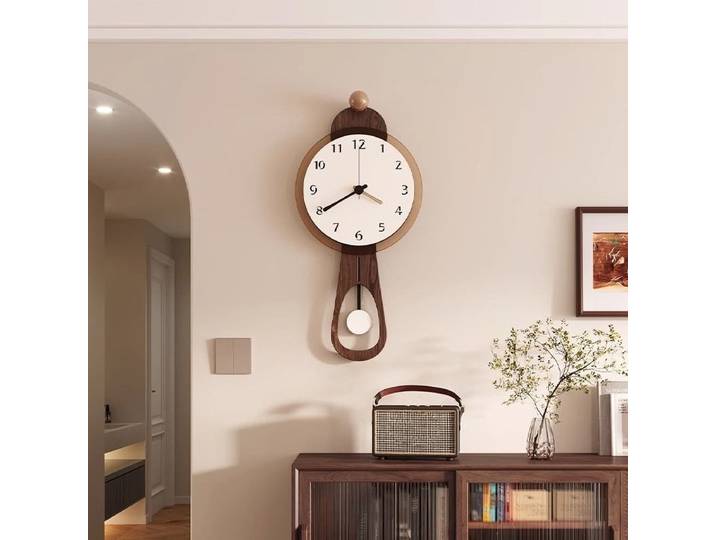 Horloge murale silencieuse pour salon, horloges simples et modernes, horloges créatives oscillantes, horloges décoratives artistiques pour restaurant, bureau, maison