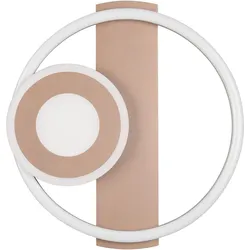 Reality, Deckenleuchte, LED-Deckenleuchte HORUS, R63671165, 22W, 2500lm, 3000K, coffee (2500 lm)