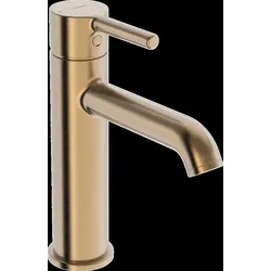 HANSA HANSAVANTIS Style Waschtischbatterie, ohne Ablaufgarnitur, Pinhebel, Ausladung 133mm, 5437220781, Farbe: Bronze gebürstet