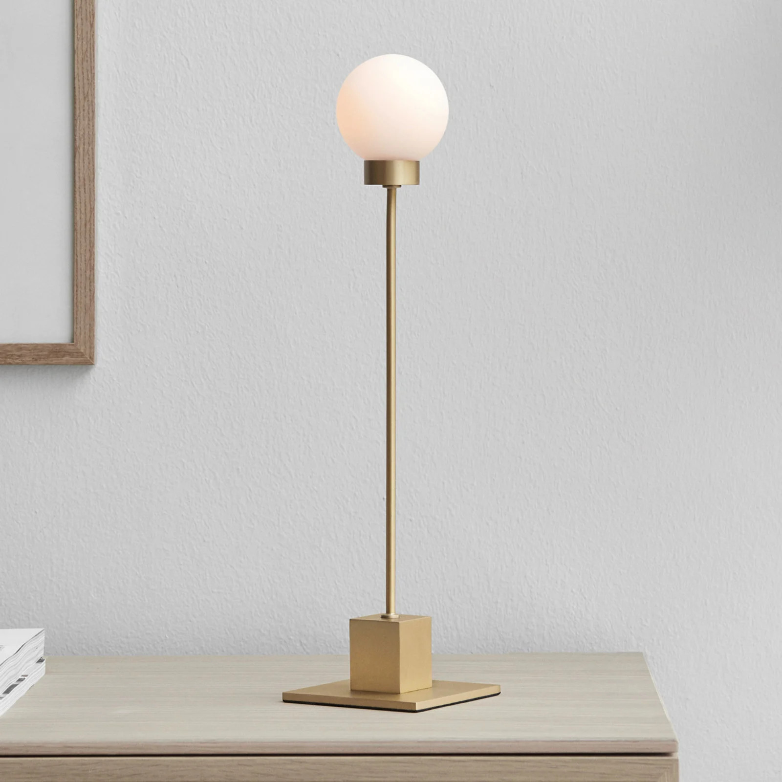 Northern Snowball D8 Tafellamp Brass - Glas - Rond
