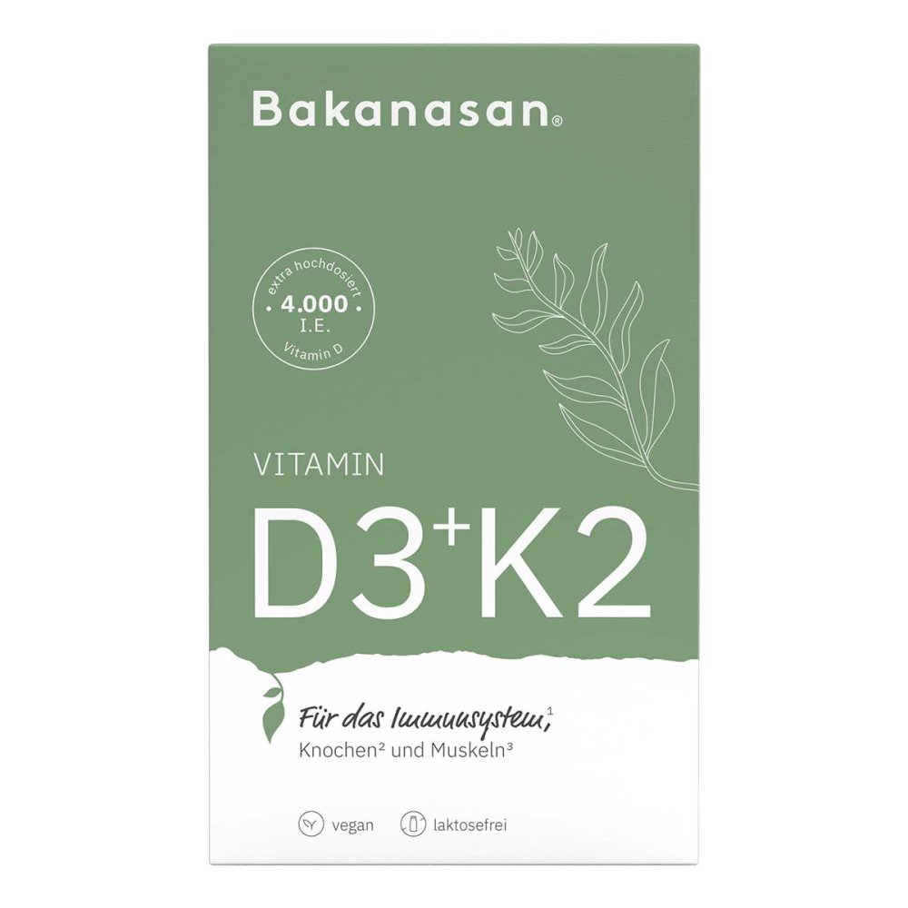 Hansa Naturheilmittel GmbH Bakanasan Vitamin D3+k2 Kapseln 18306662