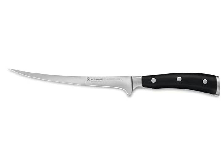 WÜSTHOF Classic Ikon Filiermesser 18 cm, Schwarz