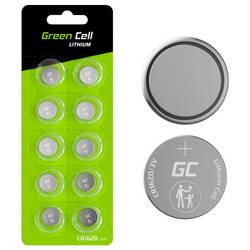 Green Cell Knopfzelle CR1620 3 V 10 St. 70 mAh Lithium CR1620 XCR03
