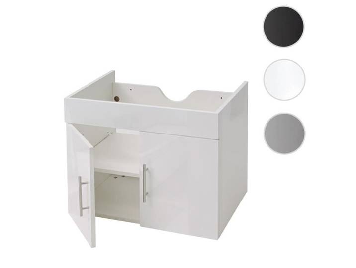 MCW Meuble sous-lavabo MCW-D16 brillant 60cm blanc
