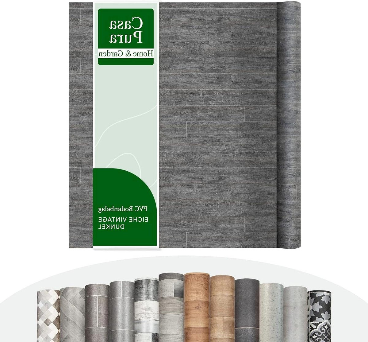 Vinylvloer op rol - PVC vloerbedekking met realistische houtlook voor woonkamer en keuken - Breedte: 100 cm, Lengte: 600 cm
