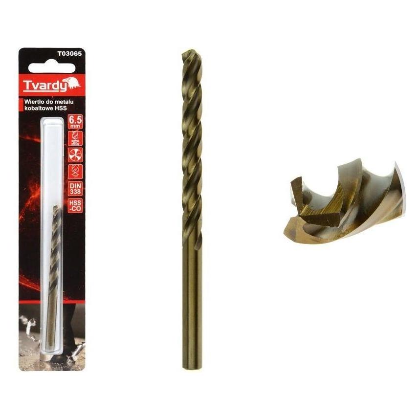 Tvardy HSS M35 6,5 mm Kobaltmetallbohrer (24233875)