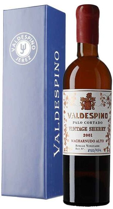 Grupo Estévez Valdespino Palo Cortado Vintage 37,5 cl. 2001 Vino Dulce y Amontillado D.O. Jerez-Xéres-Sherry