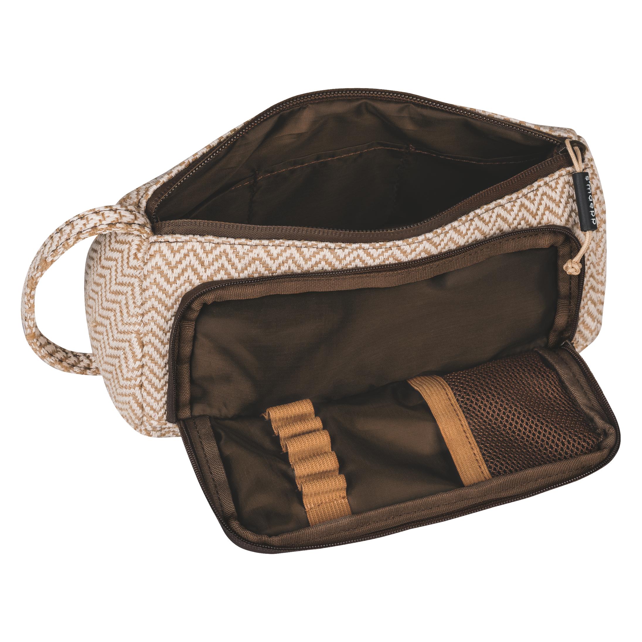 Brunnen Schlampermäppchen s'maepp L "Vintage Love" | braun/natur hell (1049239009)