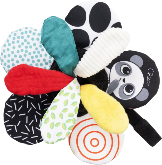 Chicco Flor Preto e Branco