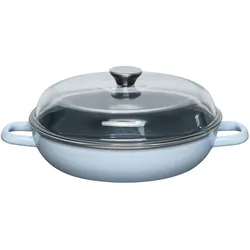 Riess Schmorpfanne mit Glasdeckel 28cm, Pfanne + Kochtopf