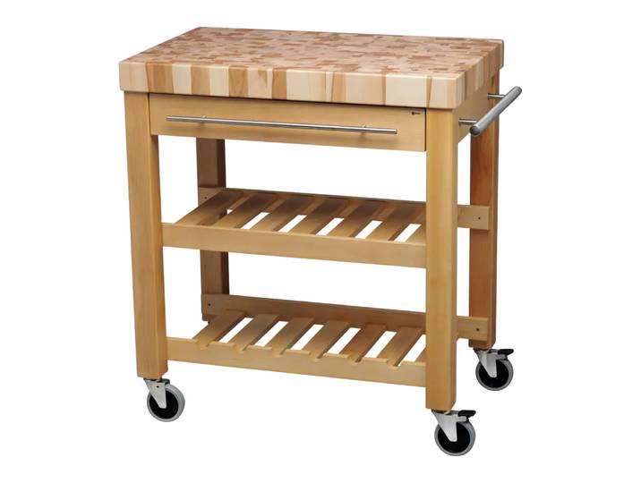 Servierwagen Trolley, Breka, braun, Holz