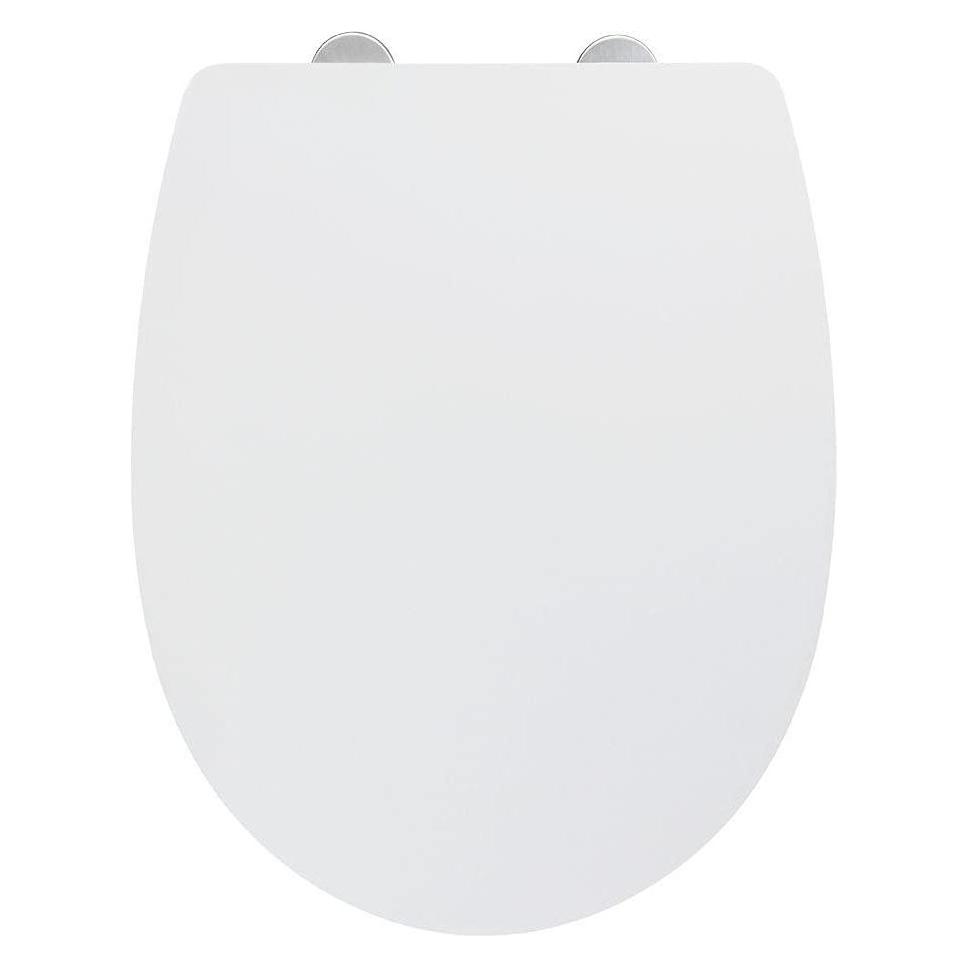 Wenko Tavola Toilettensitz - mit Soft-Close - 45 x 36,5 cm - Weiss (24080800)