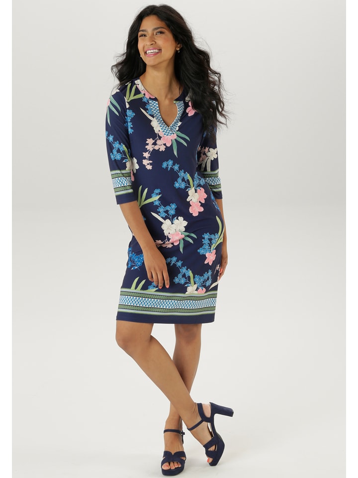 Aniston Kleid in Dunkelblau - 36
