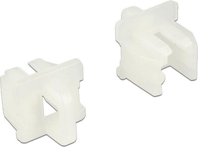 Delock 64018 Staubbescherming voor RJ11 met handgreep, 10 stuks, wit