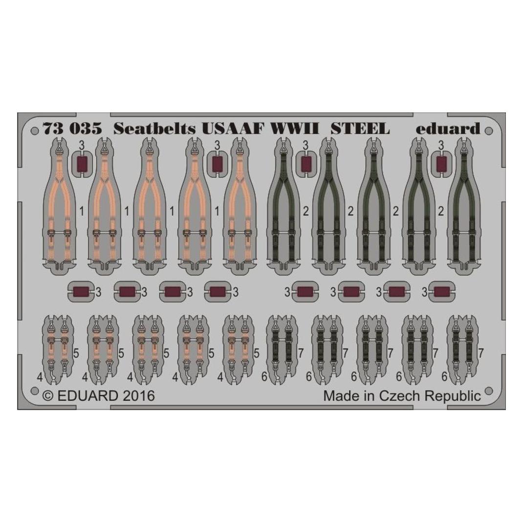 Eduard Seatbelts USAAF WWII STEEL (73035)