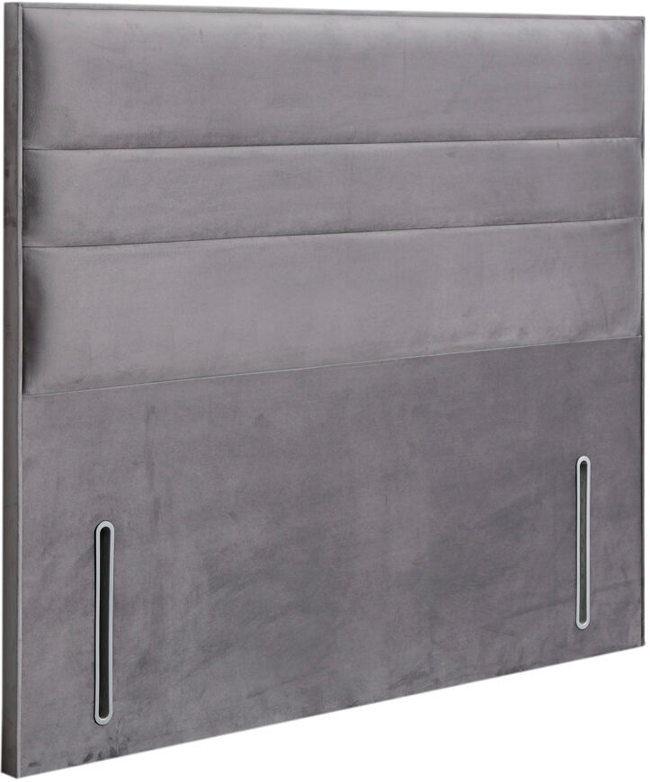 Brayden Studio Naples Floor Standing Headboard Velvet/Steel King Size (5')