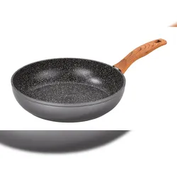 STONELINE® Back to Nature Schmorpfanne 28 cm, antihaftbeschichtetet, Induktion und backofengeeignet