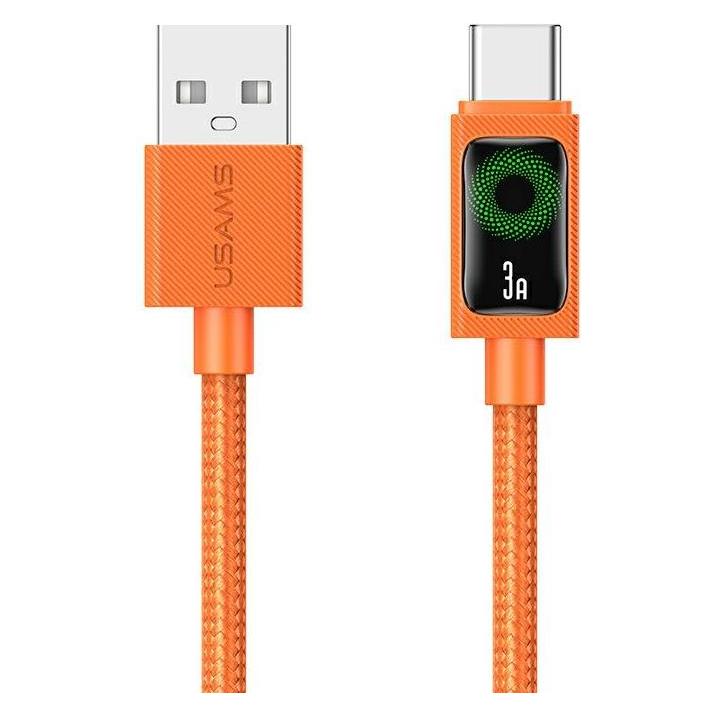 Usams Cable U92 18W USB-C to USB-A 1.2m orange (1.20 m, USB 2.0, 18 W) (SJ772USB02)