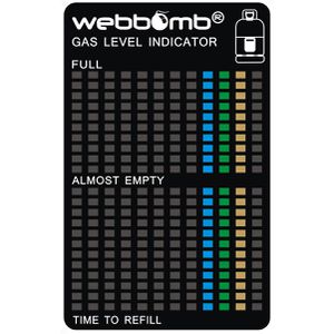 Webbomb Gasflaschen-Füllstandsanzeige 6219, Thermische Messung, analog, magnetisch