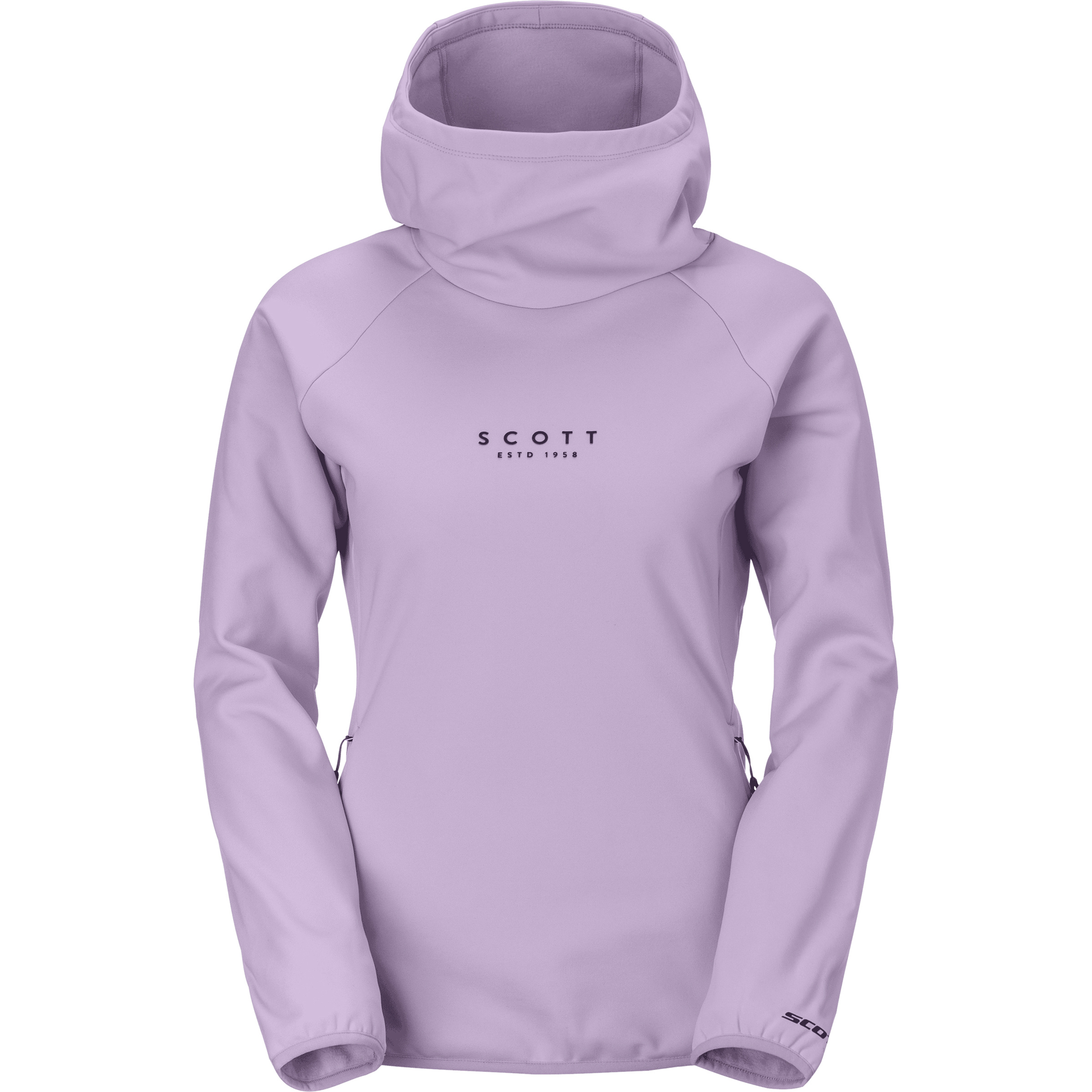 Scott Defined Warm Damen Hoodies lila Größe M Trekking Elastisch