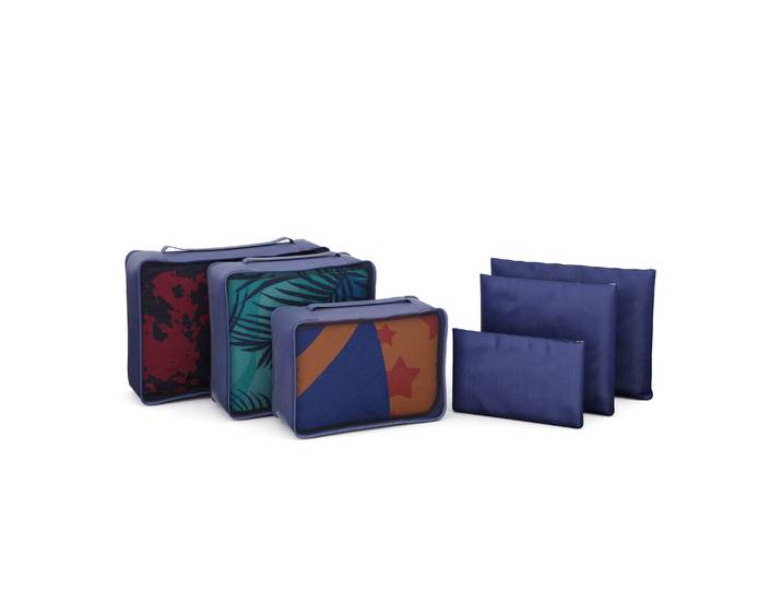 Reiseorganizer Set 6-teilig dunkelblau