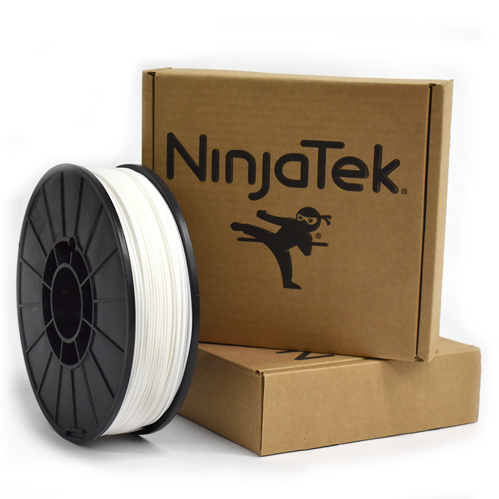 NinjaTek NinjaFlex Filament - 1.75 mm - 1 kg - schneeweiß 3DNF0017510