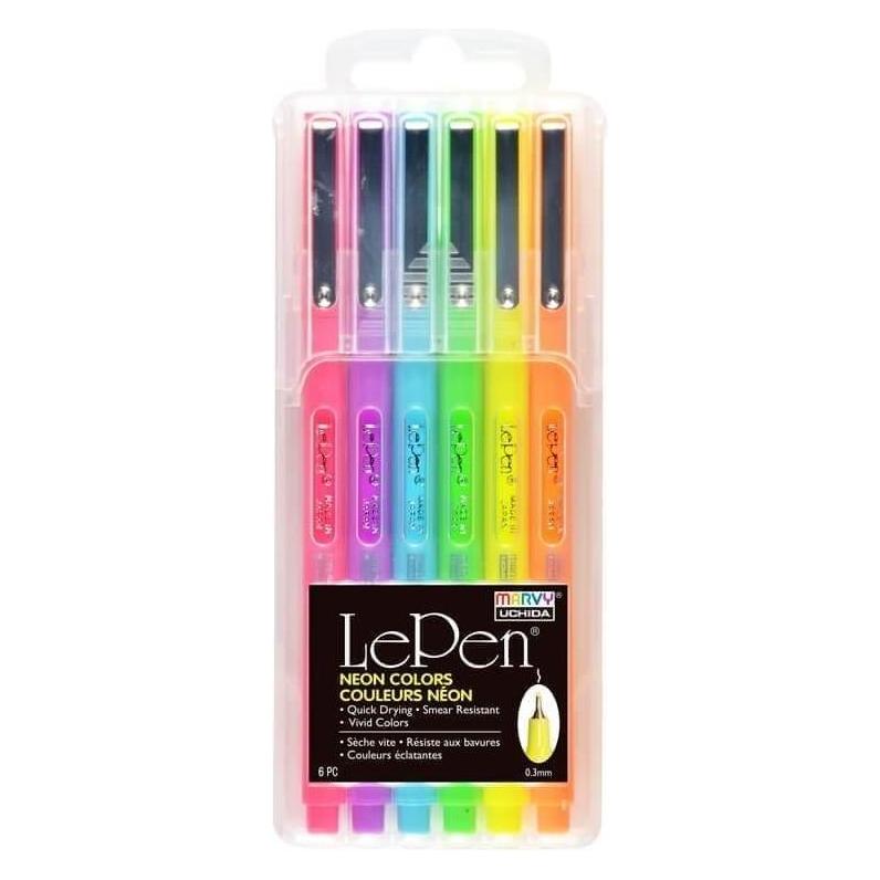 Marvy Neon-Fineliner, 6 Farben (6x) (58213242)