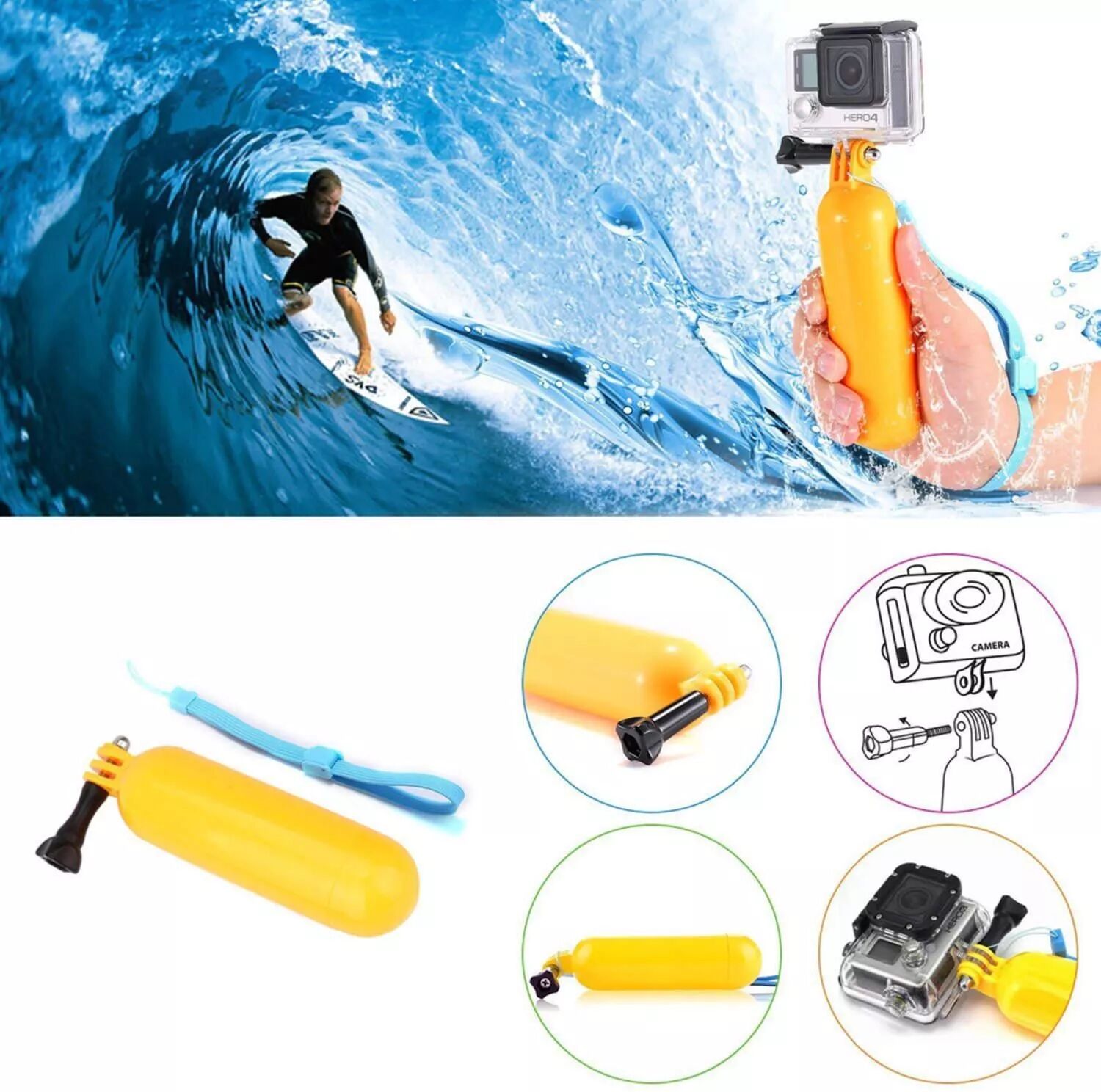INF Zubehör-Kit für GoPro Actionkameras - 37 Teile